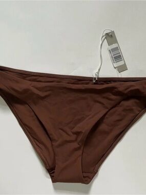 Everlane Swim Bikini Low Bottom Renew Brown NWOT